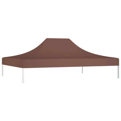 vidaXL Party Tent Roof 4x3 m Brown 270 g/m²