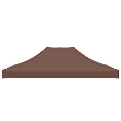 vidaXL Party Tent Roof 4x3 m Brown 270 g/m²