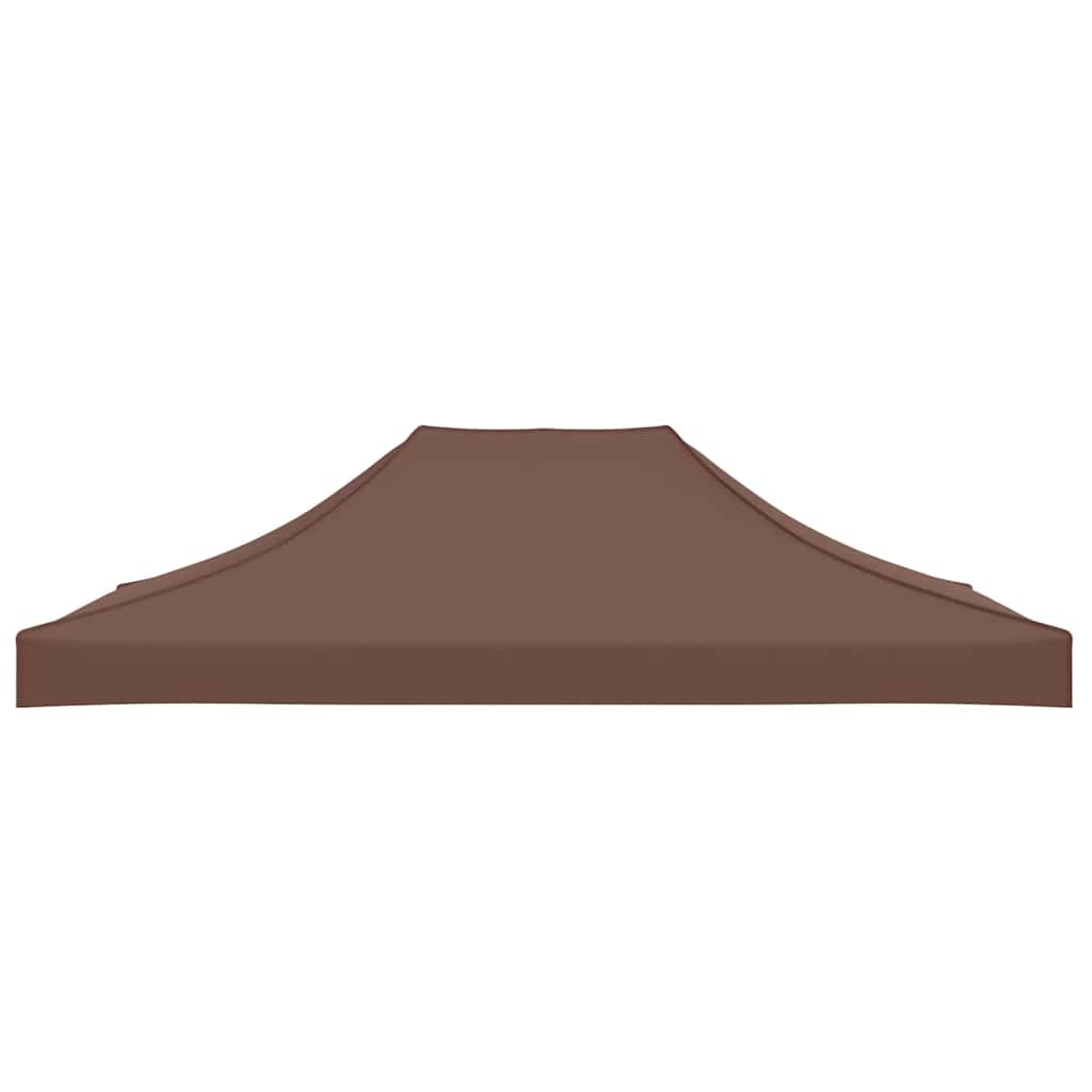 vidaXL Party Tent Roof 4x3 m Brown 270 g/m²