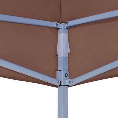 vidaXL Party Tent Roof 4x3 m Brown 270 g/m²