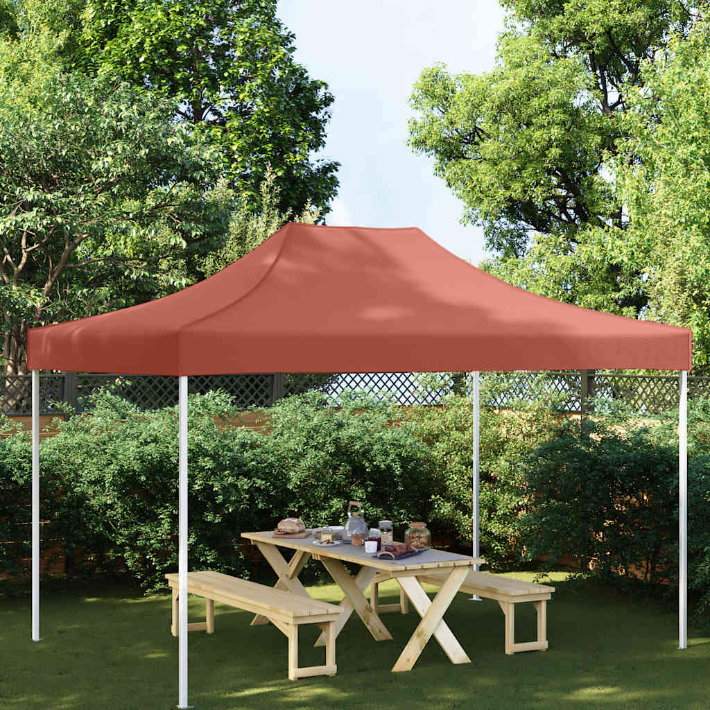 vidaXL Party Tent Roof 4x3 m Terracotta 270 g/m²