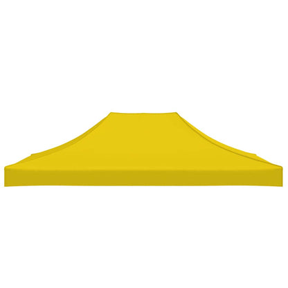 vidaXL Party Tent Roof 4x3 m Yellow 270 g/m²