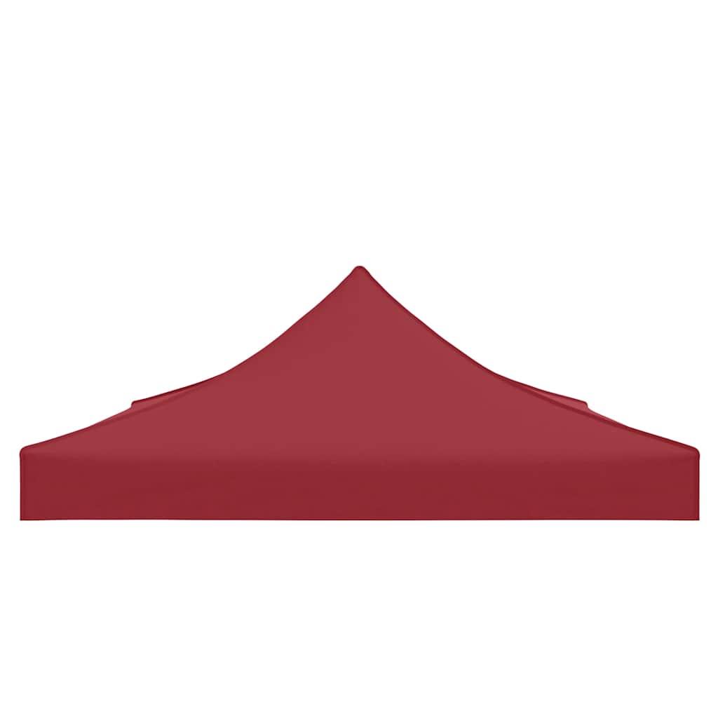 vidaXL Party Tent Roof 4.5x3 m Burgundy 270 g/m²