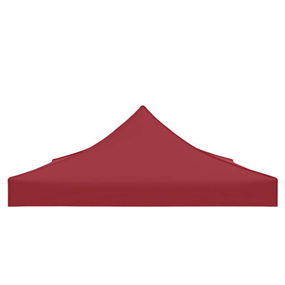 vidaXL Party Tent Roof 4.5x3 m Burgundy 270 g/m²