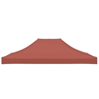 vidaXL Party Tent Roof 4.5x3 m Terracotta 270 g/m²