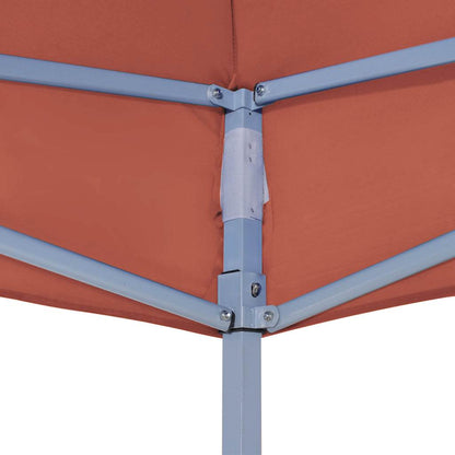 vidaXL Party Tent Roof 4.5x3 m Terracotta 270 g/m²