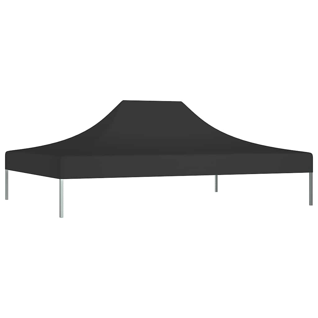 vidaXL Party Tent Roof | Black | Oxford fabric with PVC coating | Large