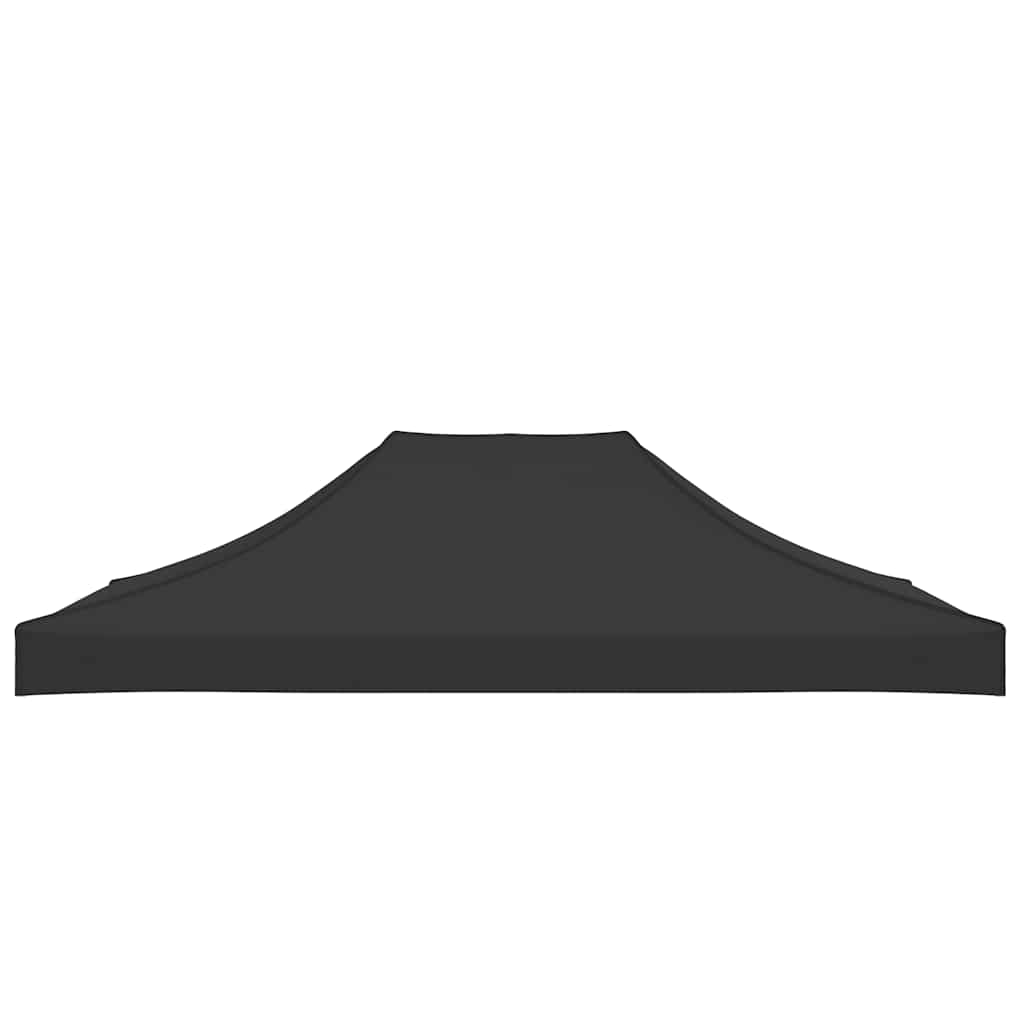 vidaXL Party Tent Roof | Black | Oxford fabric with PVC coating | Large