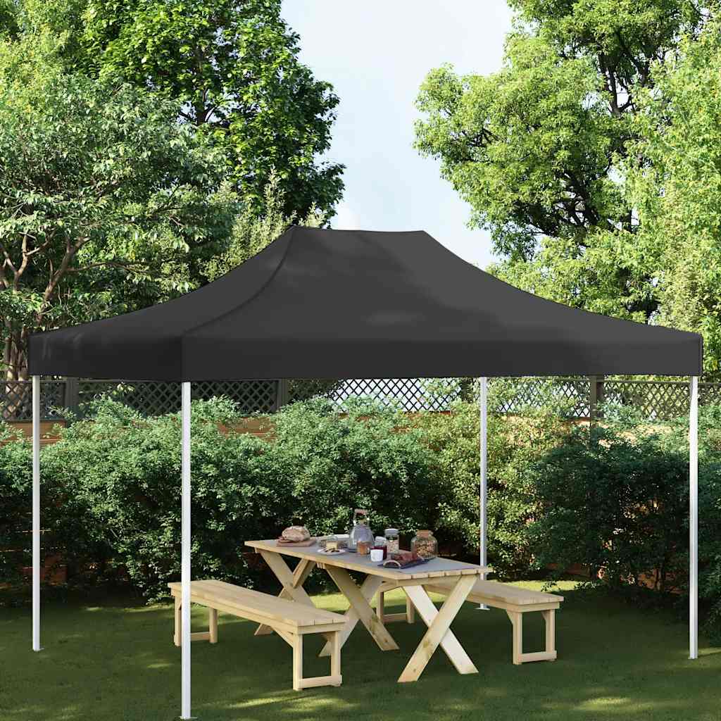 vidaXL Party Tent Roof | Black | Oxford fabric with PVC coating | Large