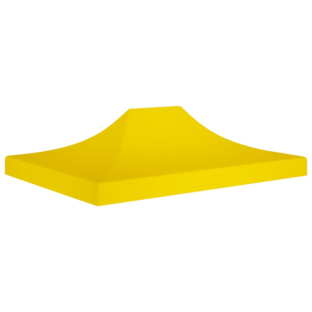 vidaXL Party Tent Roof 4.5x3 m Yellow 270 g/m²