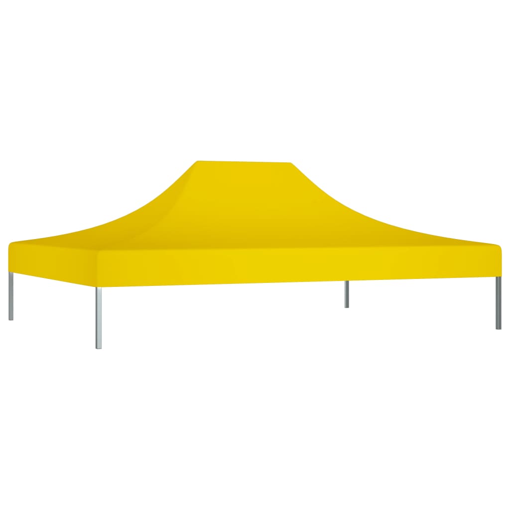 vidaXL Party Tent Roof 4.5x3 m Yellow 270 g/m²