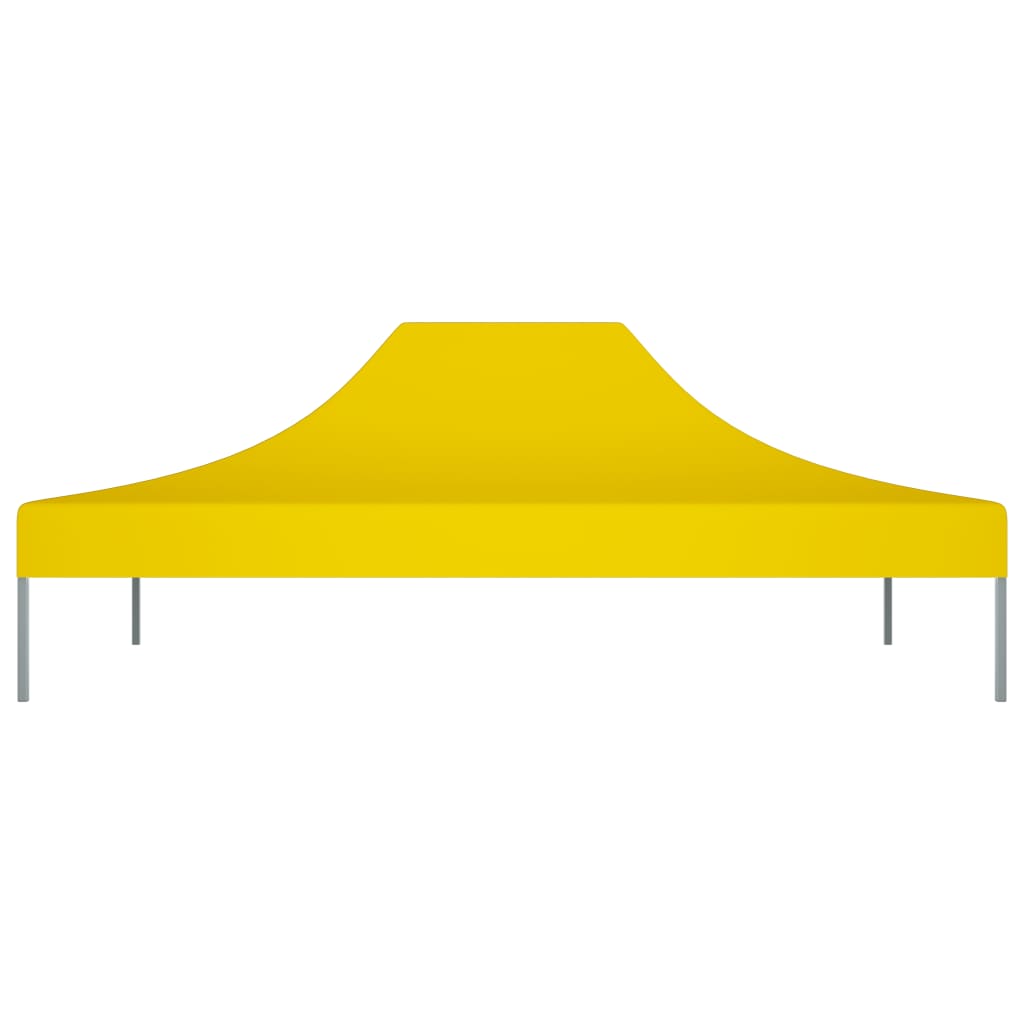 vidaXL Party Tent Roof 4.5x3 m Yellow 270 g/m²