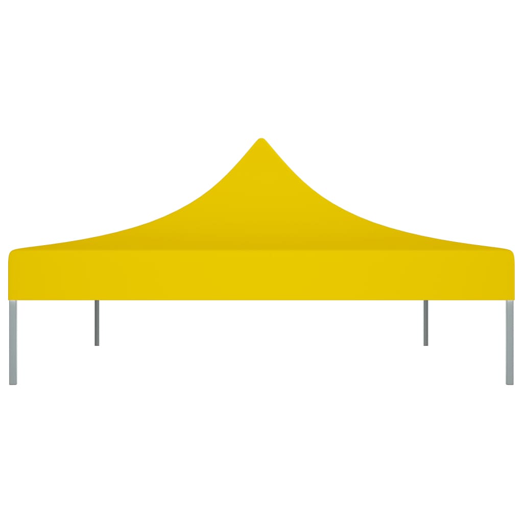 vidaXL Party Tent Roof 4.5x3 m Yellow 270 g/m²