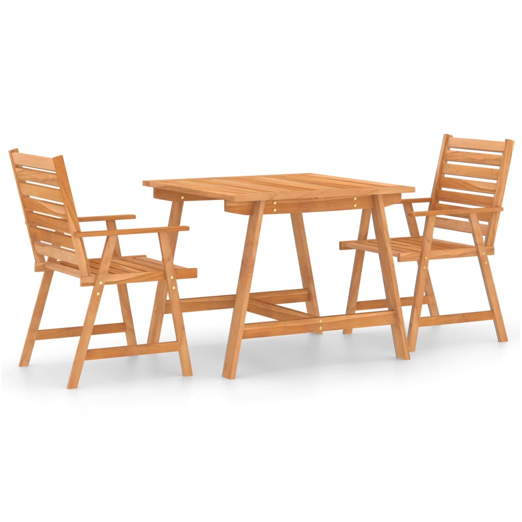 vidaXL Outdoor Dining Set | Warm acacia wood tone