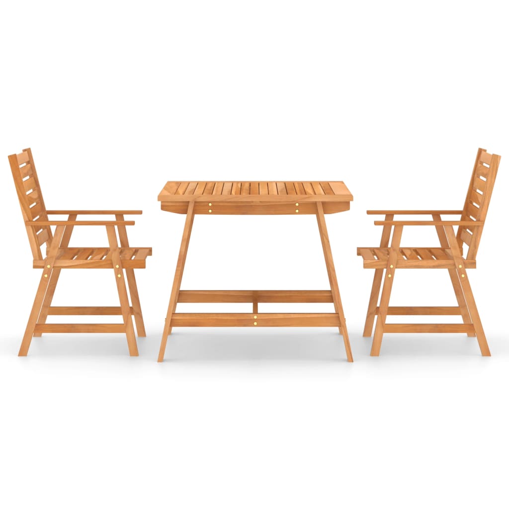 vidaXL Outdoor Dining Set | Warm acacia wood tone