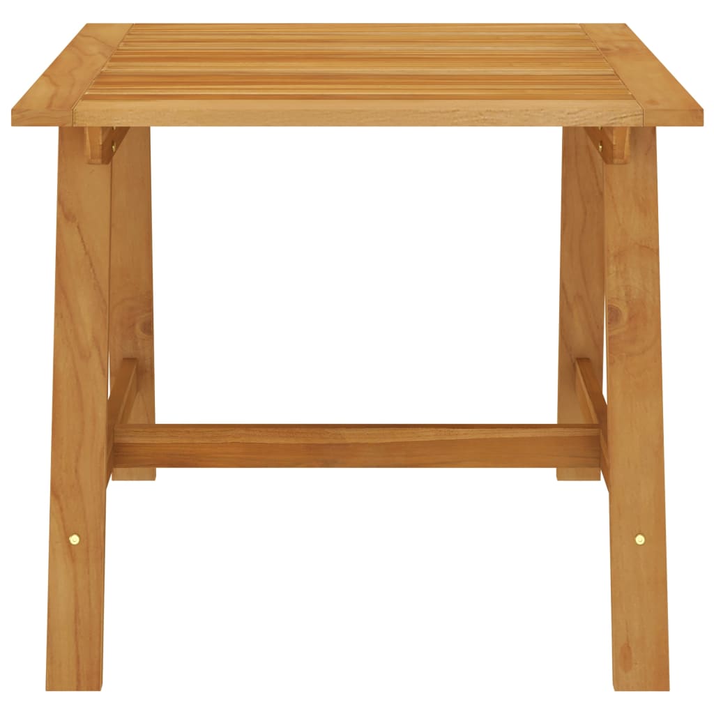vidaXL Outdoor Dining Set | Natural Wood | Solid Acacia wood | 5-Piece | Durable