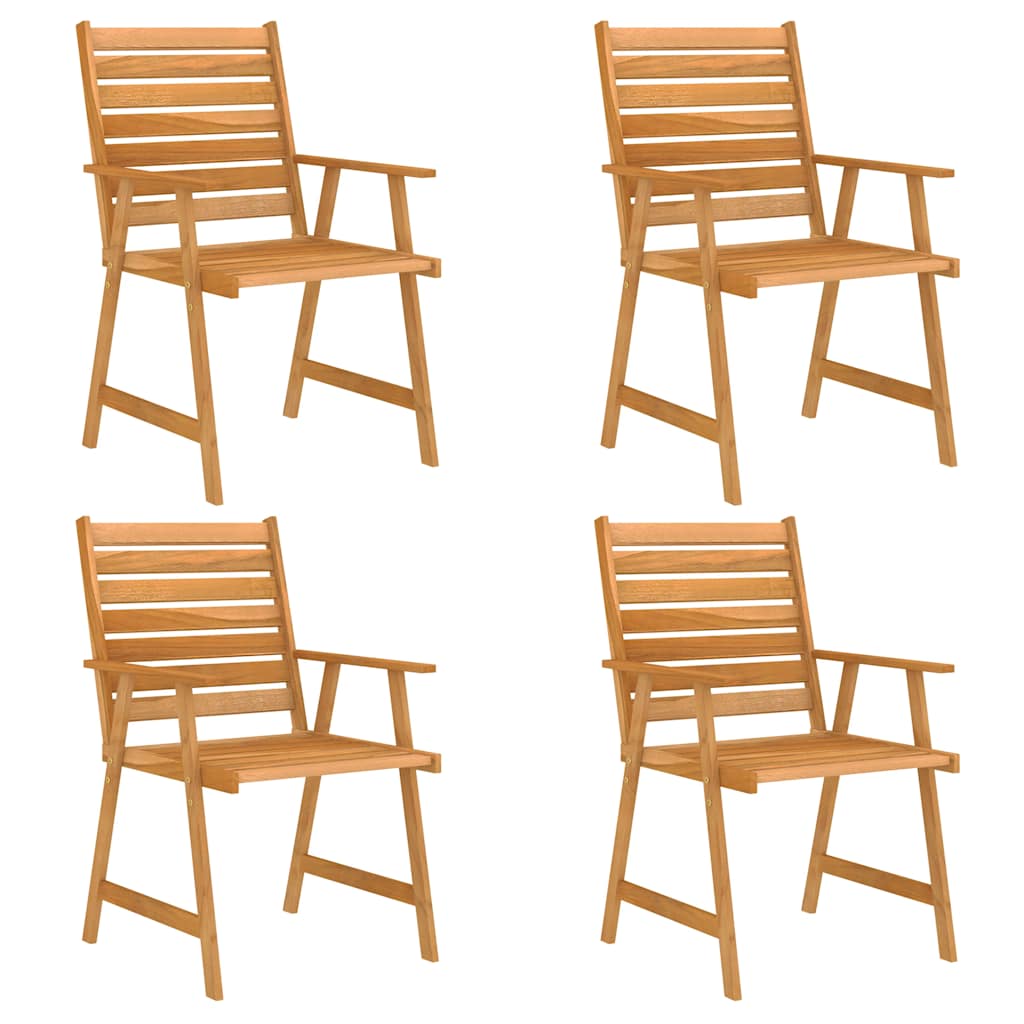 vidaXL 5 Piece Garden Dining Set Solid Acacia Wood