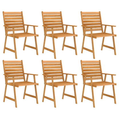 vidaXL Outdoor Dining Set | Warm Brown | Solid Acacia Wood | Large | Seats Many