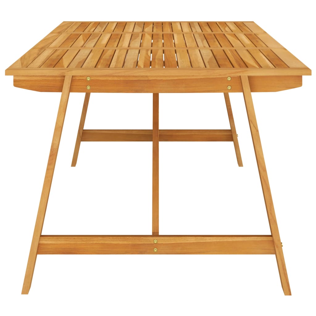 vidaXL Outdoor Dining Set | Warm Brown | Solid Acacia Wood | Large | Seats Many