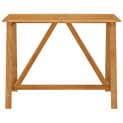 vidaXL Outdoor Bar Set | Natural wood | Solid acacia wood | Medium | Footrest