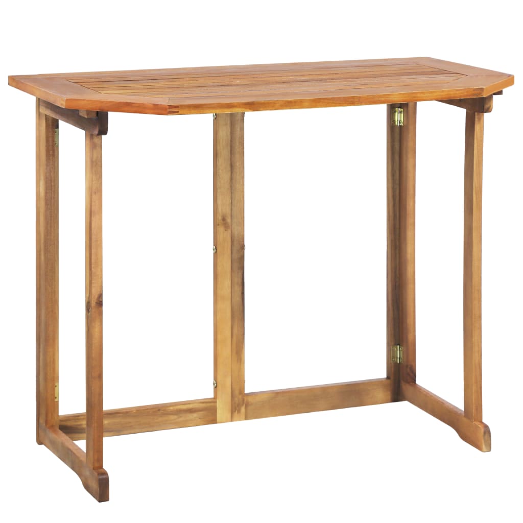 vidaXL Bistro Set | Brown | Solid acacia wood | Medium | Foldable | Bistro Set