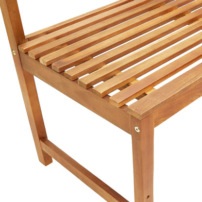 vidaXL Bistro Set | Brown | Solid acacia wood | Medium | Foldable | Bistro Set