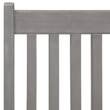 vidaXL Garden Dining Set | Grey wash | Solid acacia wood | Large | Foldable