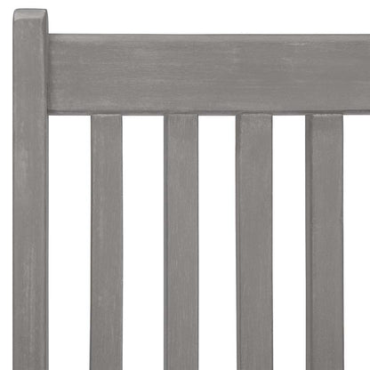 vidaXL 5 Piece Garden Dining Set (150-200)x100 cm Grey