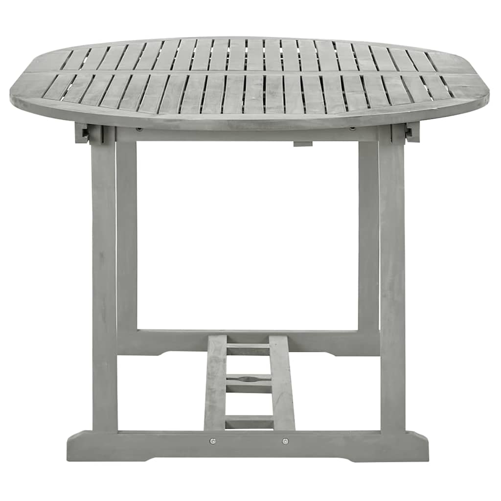 vidaXL 5 Piece Garden Dining Set (150-200)x100 cm Grey
