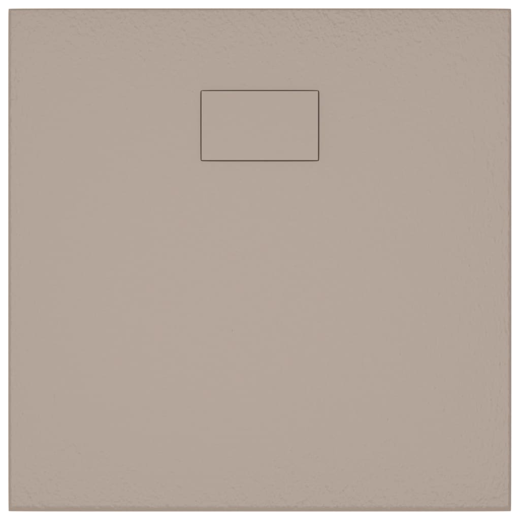 148925 vidaXL Shower Base Tray SMC Brown 90x90 cm