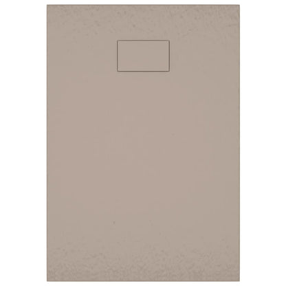 vidaXL Shower Base Tray SMC Brown 100x70 cm