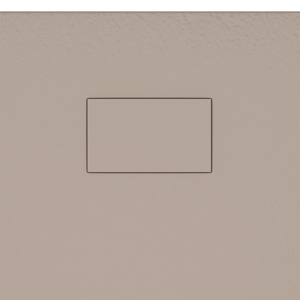 vidaXL Shower Base Tray SMC Brown 100x70 cm