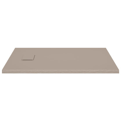 vidaXL Shower Base Tray SMC Brown 100x80 cm