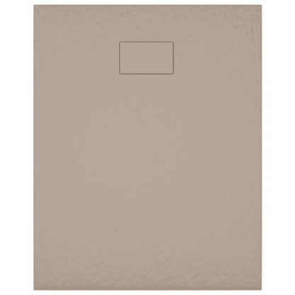 vidaXL Shower Base Tray SMC Brown 100x80 cm