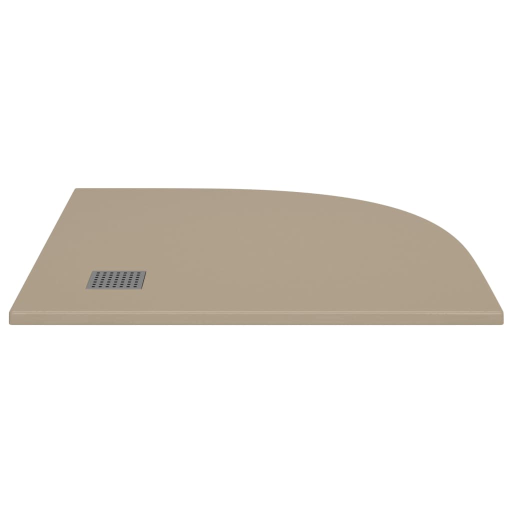 vidaXL Shower Base Tray SMC Brown 90x90 cm