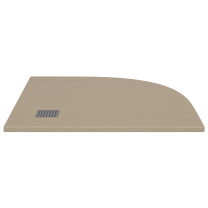vidaXL Shower Base Tray SMC Brown 90x90 cm