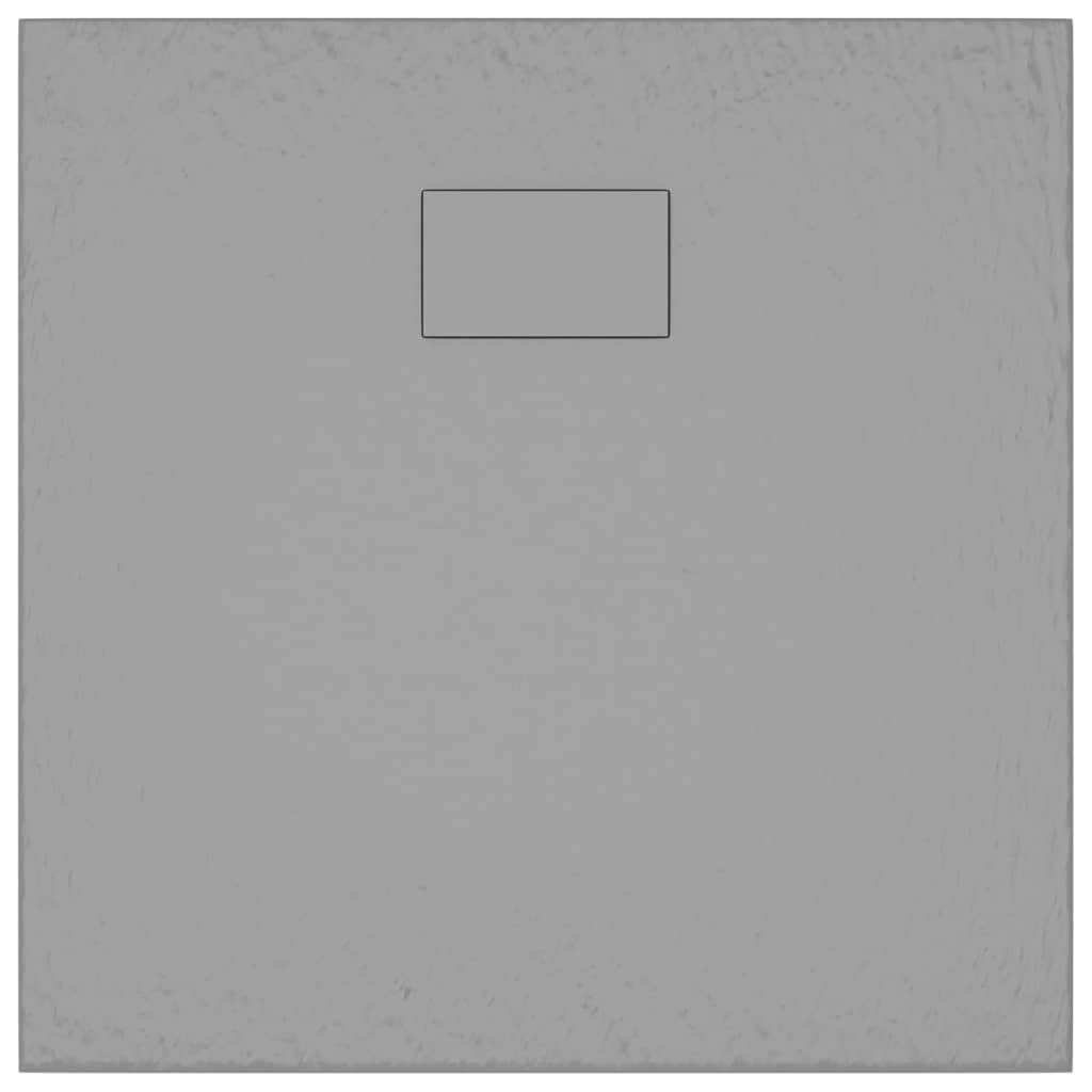 vidaXL Shower Base Tray SMC Grey 80x80 cm