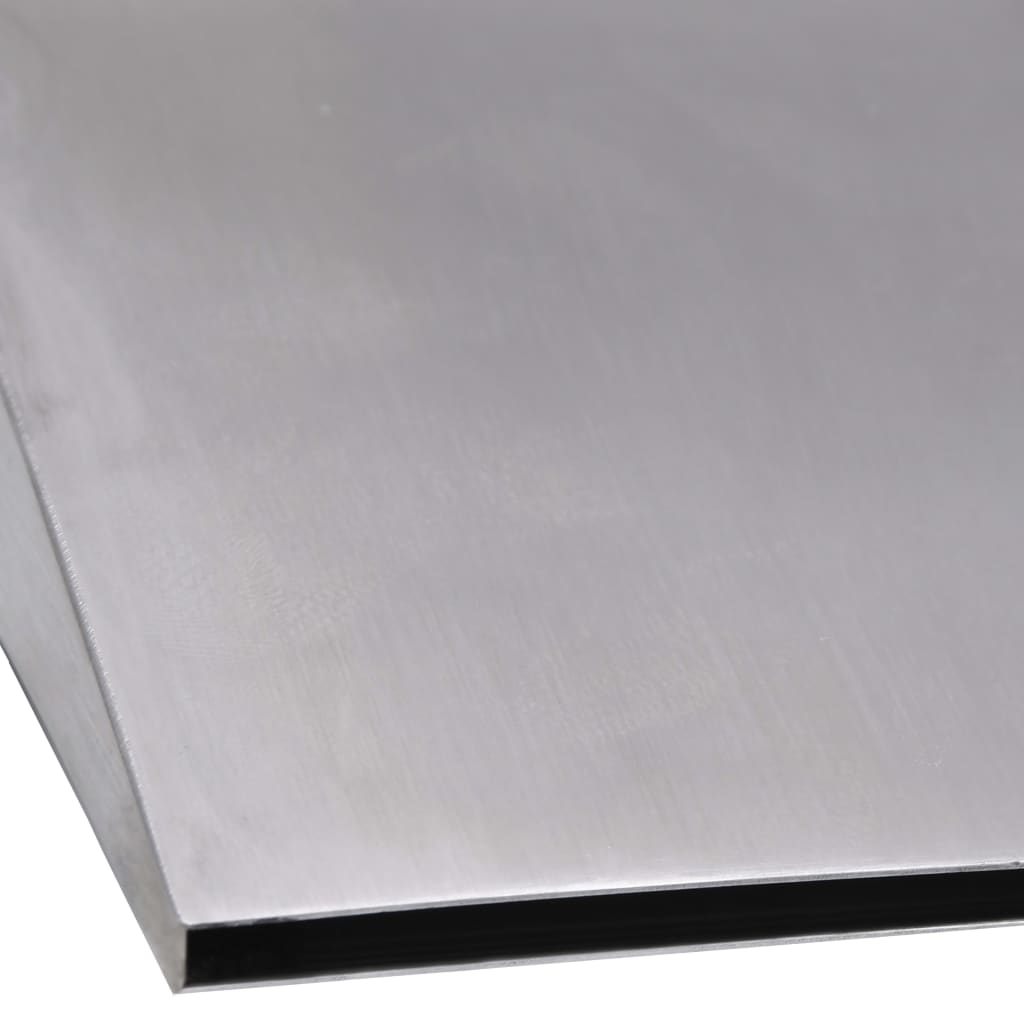 148921 vidaXL Pool Fountain Silver 45x26x13 cm Stainless Steel