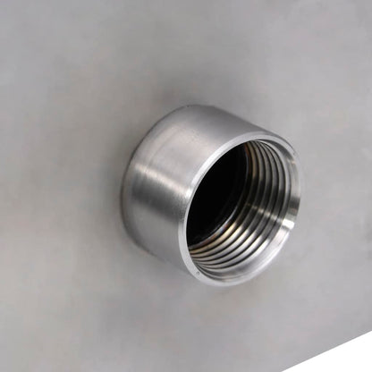 148921 vidaXL Pool Fountain Silver 45x26x13 cm Stainless Steel