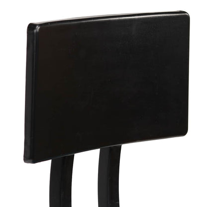 vidaXL Bar Set | Black | MDF | Standard | Footrest | Bar Set | Rectangular