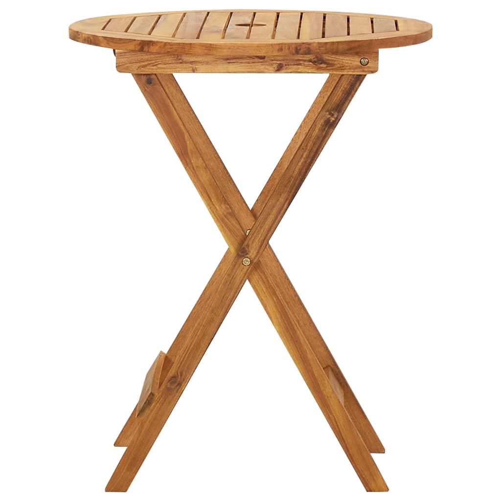 vidaXL Garden Dining Set | Natural wood | Solid acacia wood | Compact