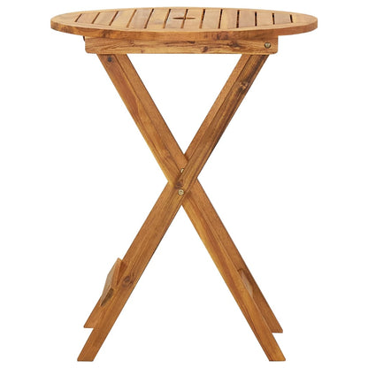 vidaXL Garden Dining Set | Natural wood | Solid acacia wood | Compact