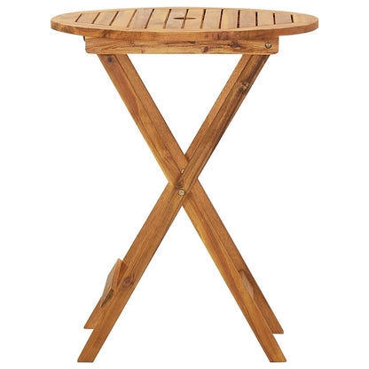 vidaXL 3 Piece Folding Garden Dining Set Solid Acacia Wood