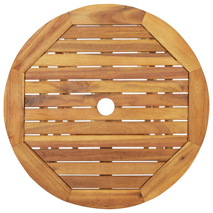vidaXL Garden Dining Set | Natural wood | Solid acacia wood | Compact