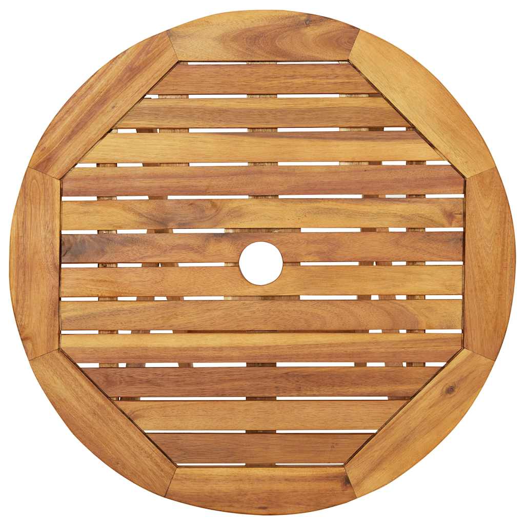 vidaXL 3 Piece Folding Garden Dining Set Solid Acacia Wood