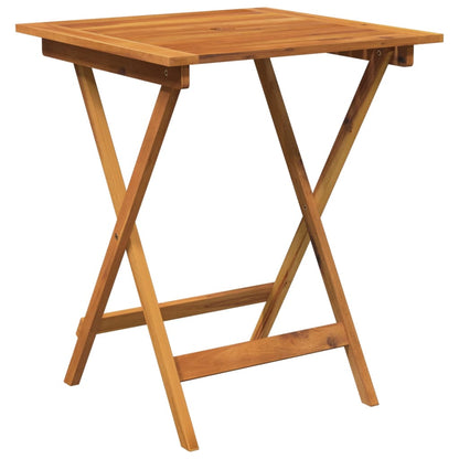 vidaXL Garden Dining Set | Natural wood | Solid Acacia wood | Compact