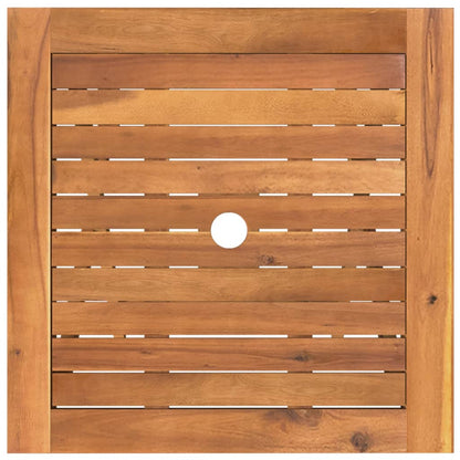 vidaXL Garden Dining Set | Natural wood | Solid Acacia wood | Compact