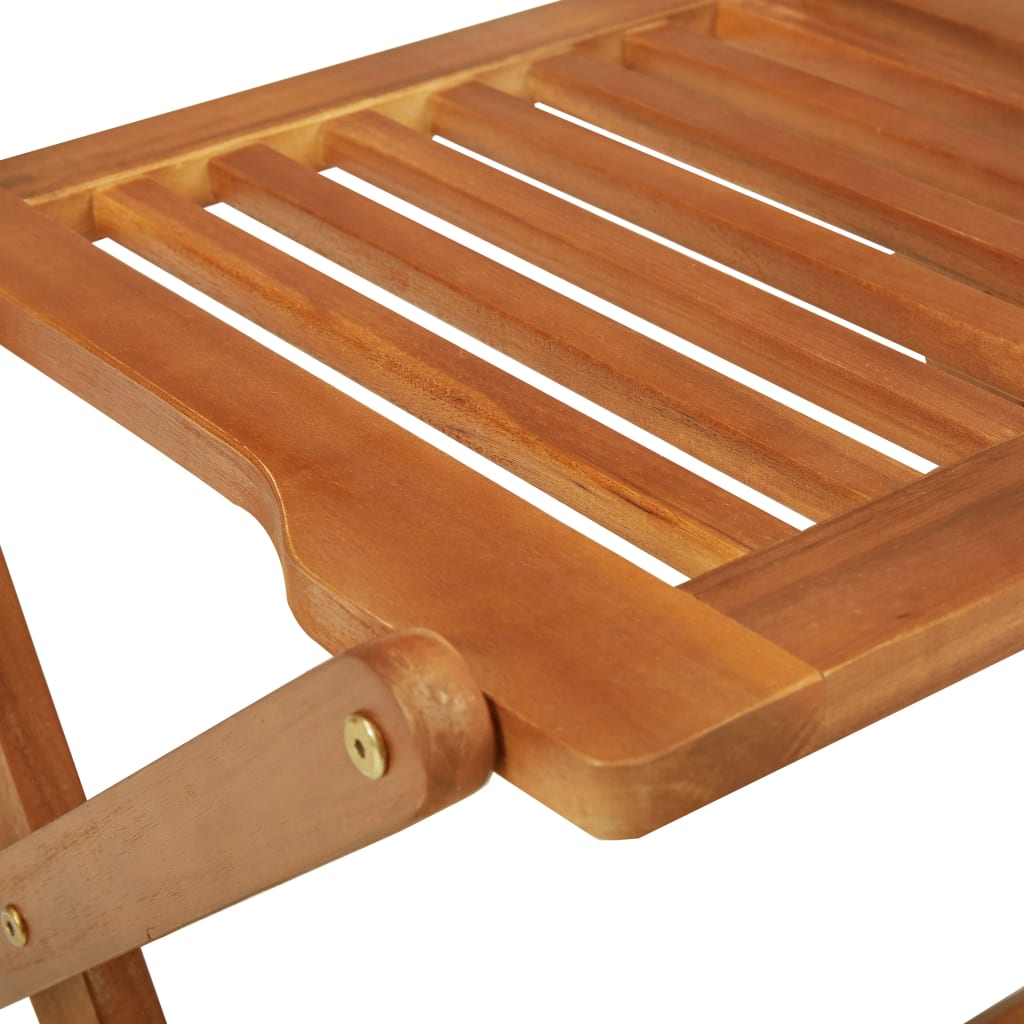 vidaXL Garden Dining Set | Natural wood | Solid Acacia wood | Compact