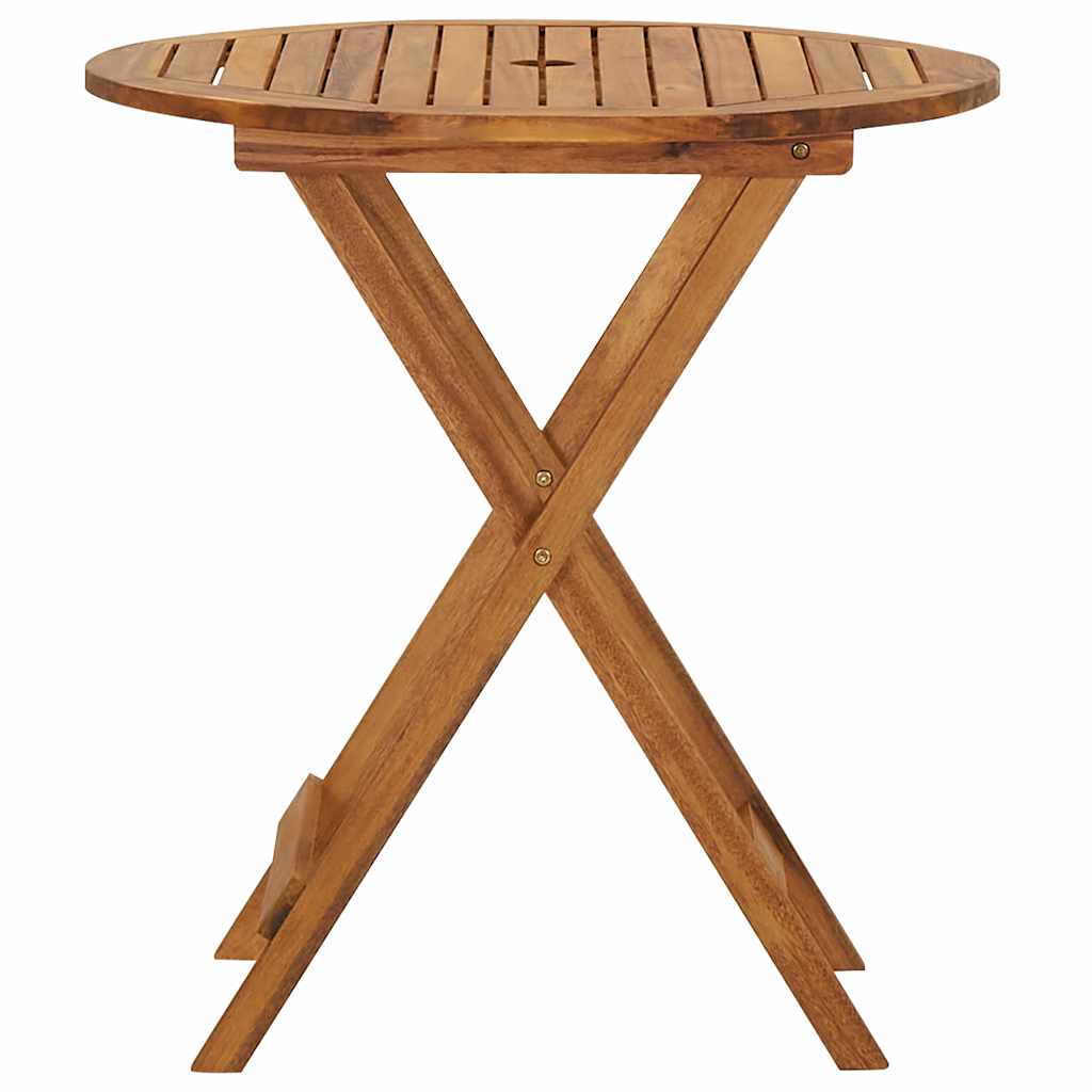 vidaXL Garden Dining Set | Natural Acacia | Solid Acacia wood | Small | Foldable