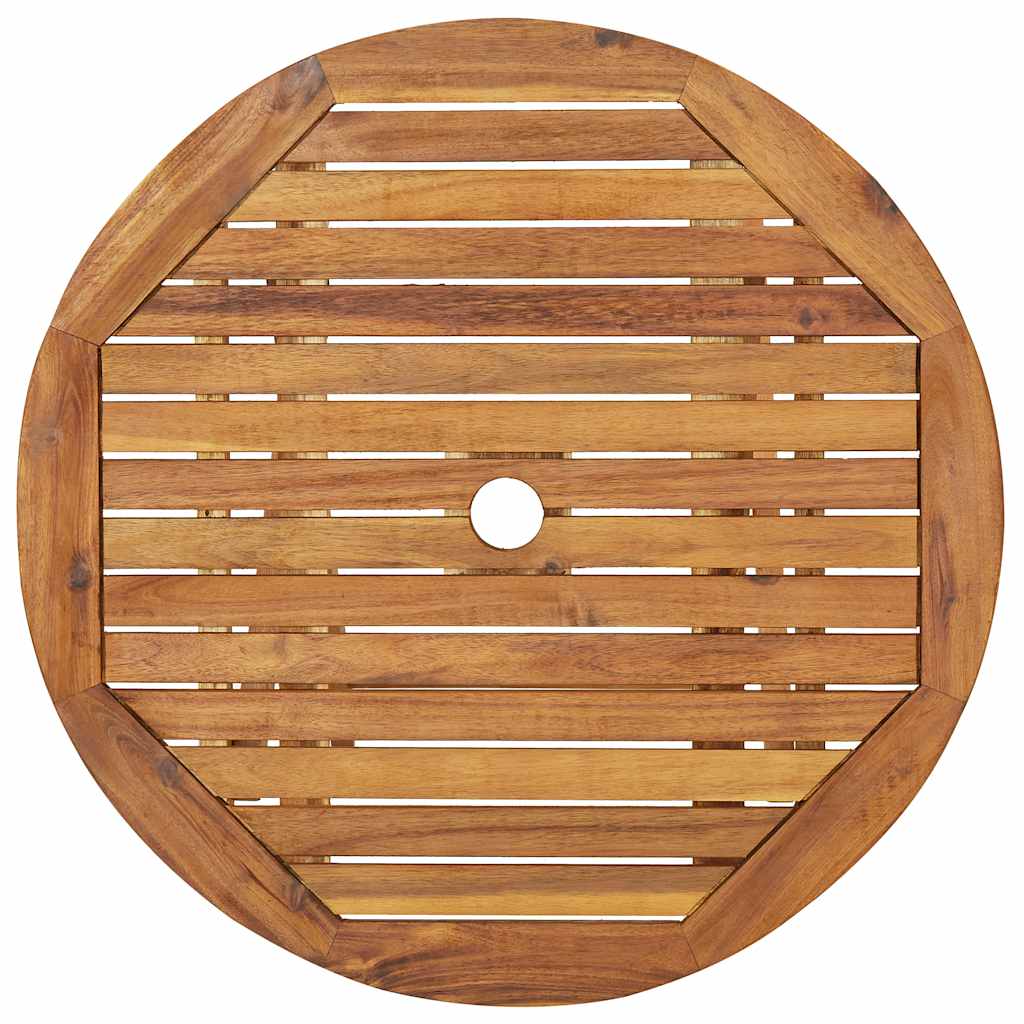 vidaXL Garden Dining Set | Natural Acacia | Solid Acacia wood | Small | Foldable
